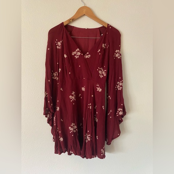 Free People Dresses & Skirts - Free People Red Jasmine Dress
